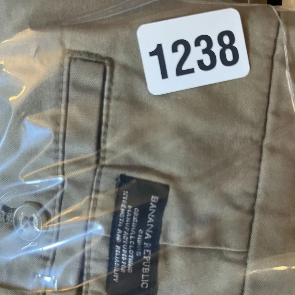 Banana Republic Pants Mens 30x30 Fits 31x28 Tan Aiden Chino Stretch Preppy EUC